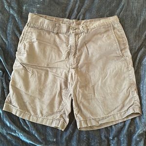 Patagonia flat front grey organic cotton and hemp shorts size 30